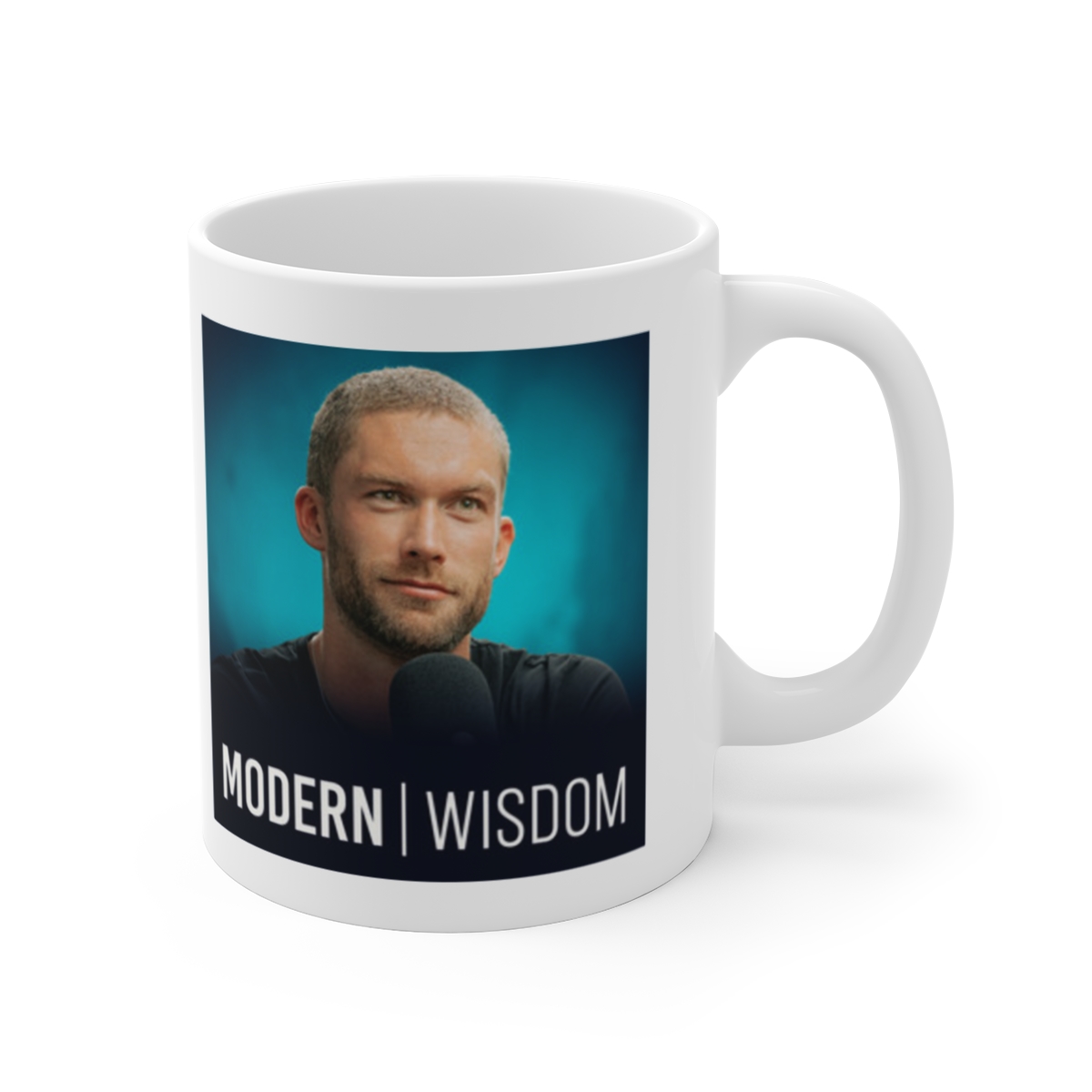 Modern Wisdom White Mug