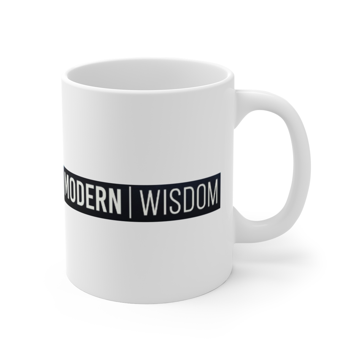 Modern Wisdom White Mug #3