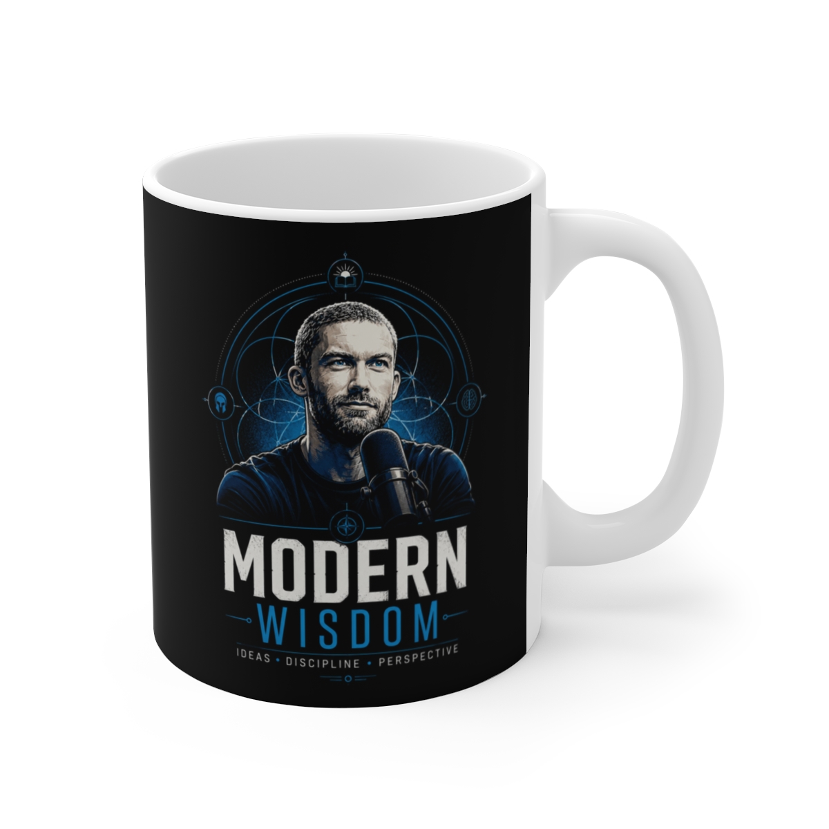 Modern Wisdom White Mug #5